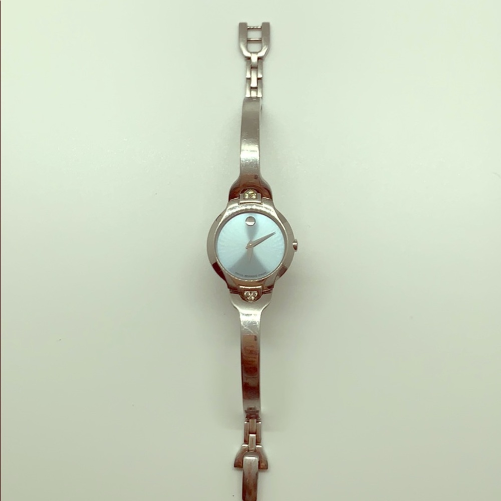 Kara Diamond movado quartz blue diel ladies watch
